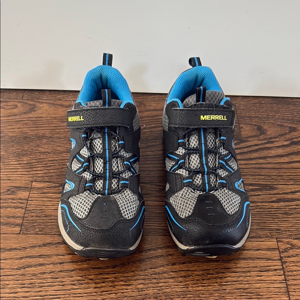 Merrell Boy's Trail Chaser Black/Blue 5.5 Big Kid WIDE